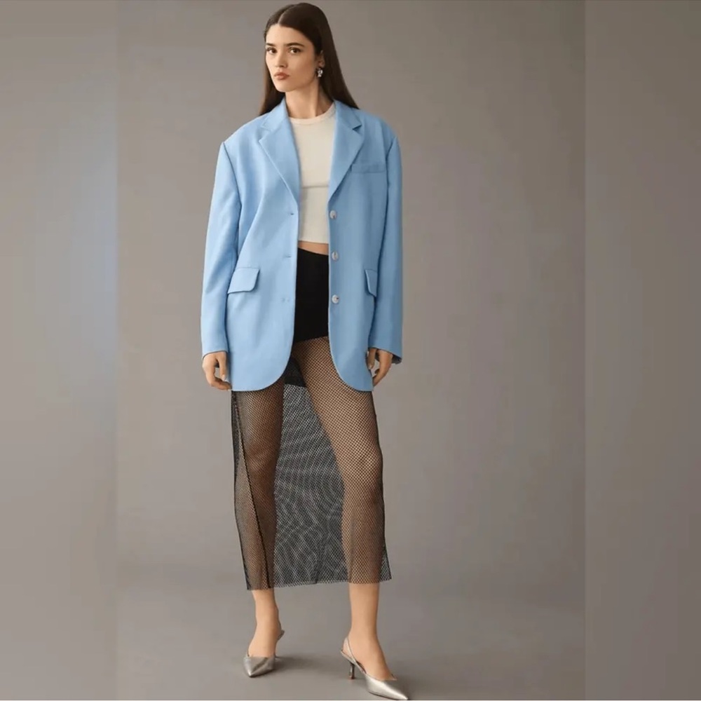 Anthropologie Maeve Oversized Blazer